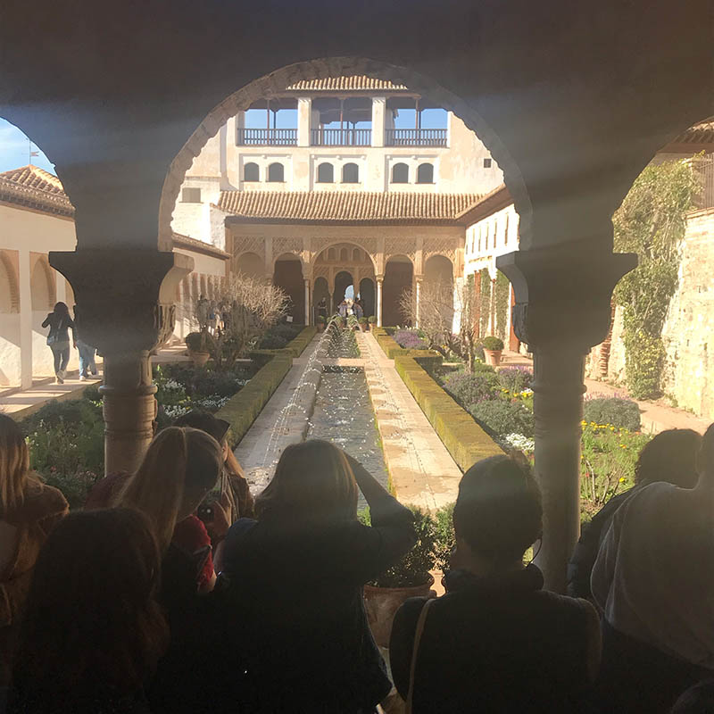 2. Ivana Martinez Spring 2020 Inside The Alhambra De Granada