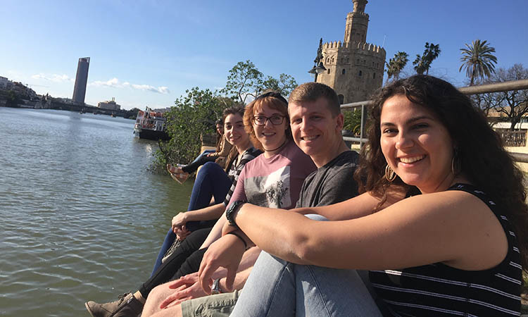Study Abroad Students In Seville