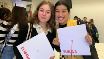 Alumni at ELISAVA Barcelona Design School Picking Up Degree Certificates