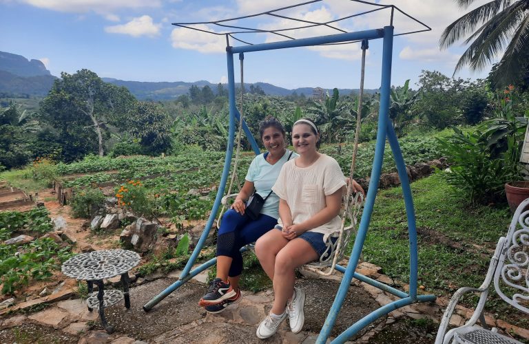 Student goes to the forest with host mom in havana