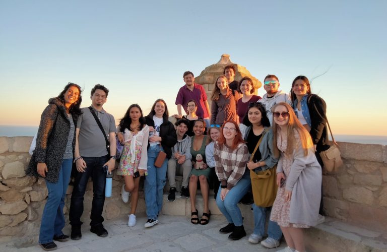 Students Visit to Castle Alicante during free time