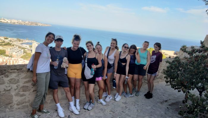 Students enjoying one of the many beautiful beaches Alicante has to offer