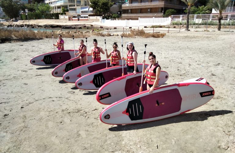 Students enjoy Water sports in Alicante